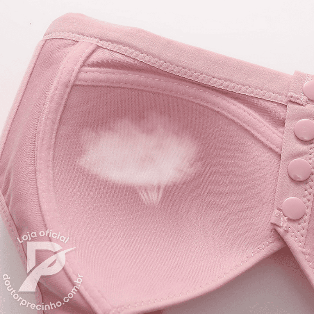 [Kit 3 Peças] Sutiã Lorena - Alta Sustentação com Renda Floral e Fecho Frontal