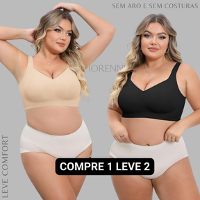Sutiã Leve Comfort Modelador - Sustentação e Conforto [COMPRE 1 LEVE 2] + BRINDES