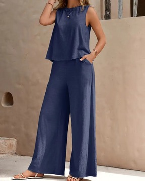 Conjunto Casual Pantalona e Regata Luana