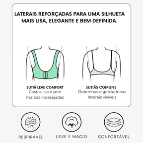 Sutiã Leve Comfort Modelador - Sustentação e Conforto [COMPRE 1 LEVE 2] + BRINDES