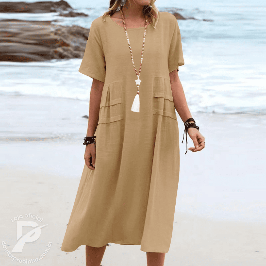 Vestido Thalira - Soltinho e Tecido Leve