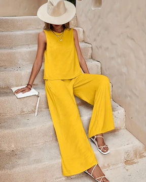 Conjunto Casual Pantalona e Regata Luana