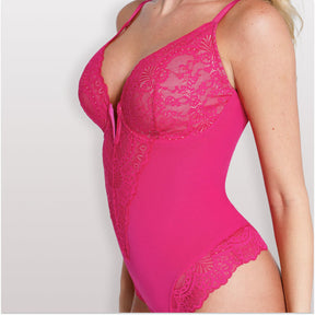 Body Modelador de Renda - Luxo Slim | + Brinde Calcinha Modeladora