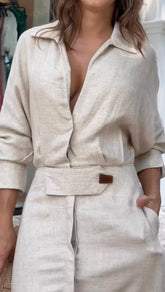 Vestido Floratta - Linho Premium (Leve e Soltinho)