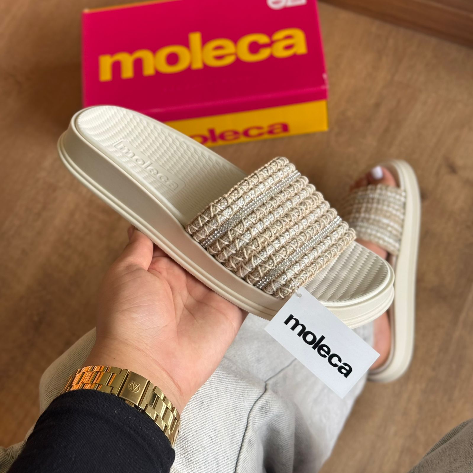 Papete Moleca Casual Crochê 5556.109