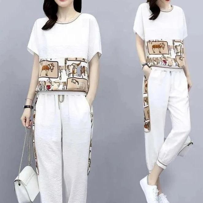 (Super Promo: Compre 1, Leve 2) Conjunto Loretta em Algodão Soft / Soltinho, Elegante e o Mais Fácil de Agradar!