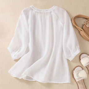 Bata Bordada Viviane