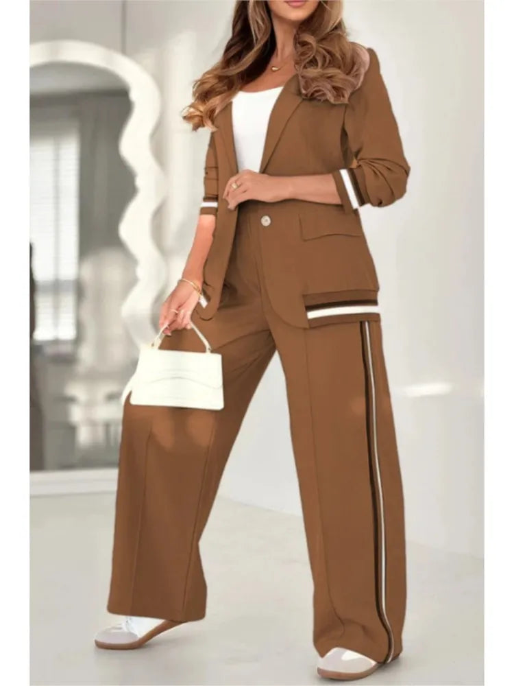 Conjunto Feminino Casaquinho e Calça - Luiza