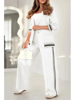 Conjunto Feminino Casaquinho e Calça - Luiza