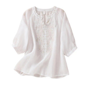 Bata Bordada Viviane