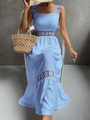 Vestido Longo Com Renda Júlia