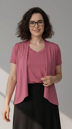 Duplinha Boa: Colete + Básica - Malha Viscolycra