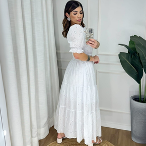 Vestido Princesa Laise Branco