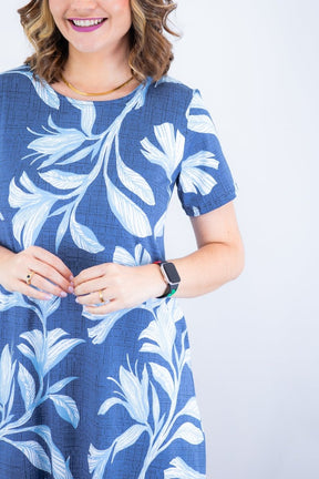 Vestido Sara - Malha Confort Deluxe Midi com Mangas e Bolsos