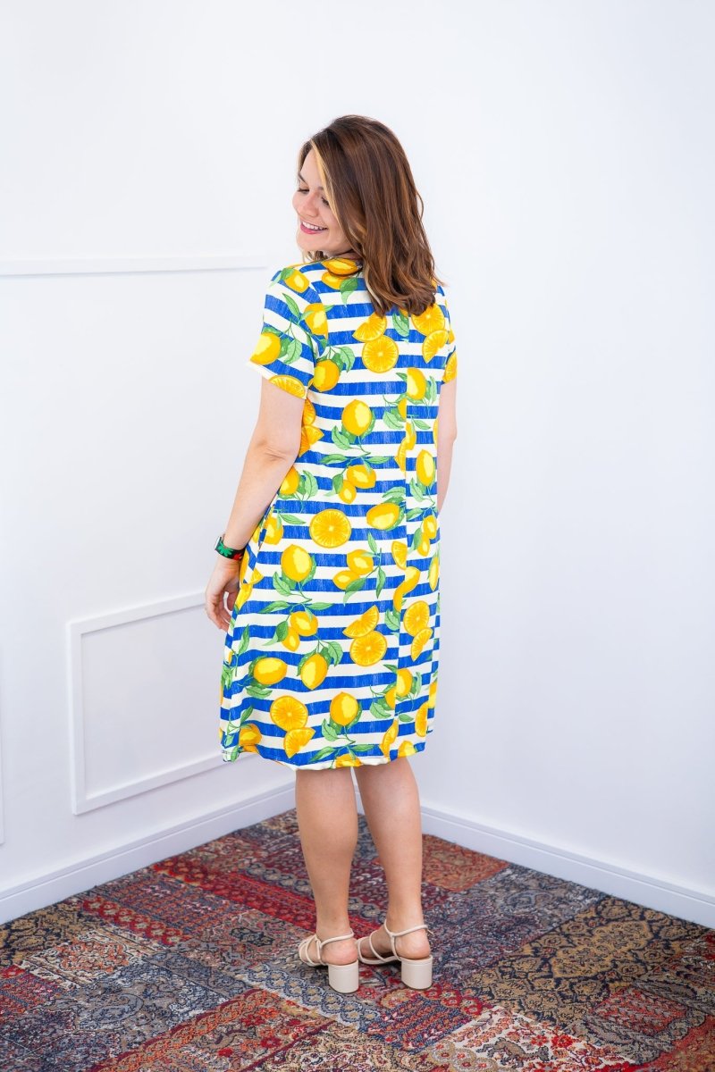 Vestido Sara - Malha Confort Deluxe Midi com Mangas e Bolsos