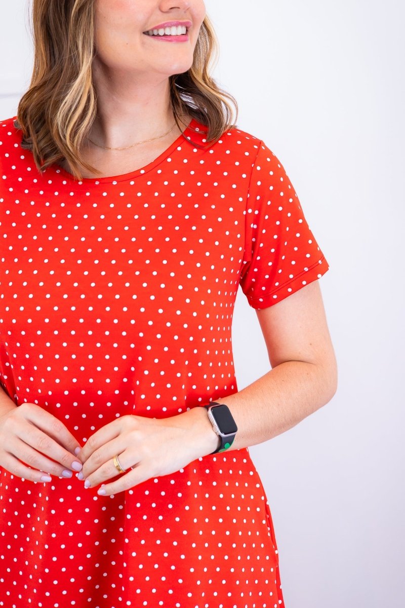 Vestido Sara - Malha Confort Deluxe Midi com Mangas e Bolsos