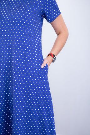 Vestido Sara - Malha Confort Deluxe Midi com Mangas e Bolsos