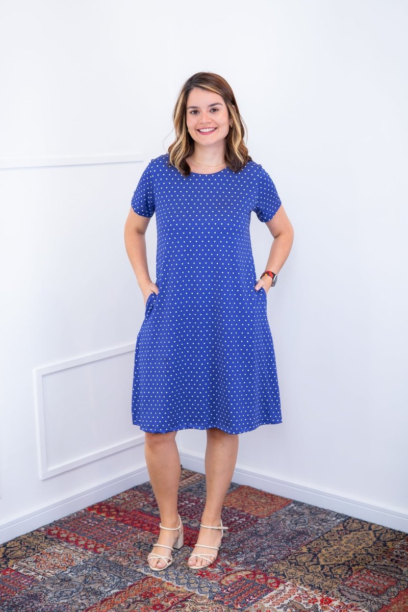 Vestido Sara - Malha Confort Deluxe Midi com Mangas e Bolsos