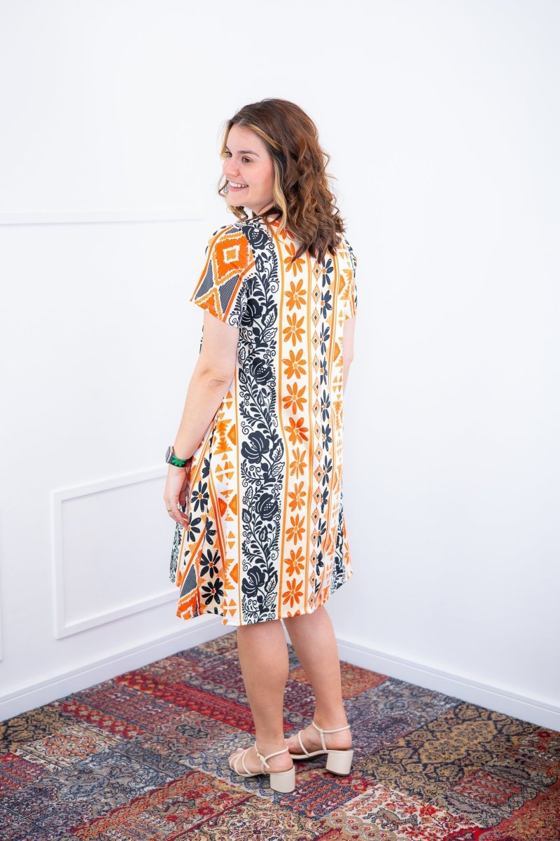 Vestido Sara - Malha Confort Deluxe Midi com Mangas e Bolsos