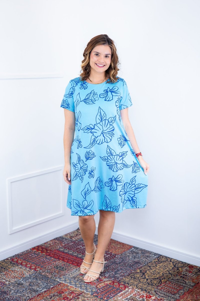 Vestido Sara - Malha Confort Deluxe Midi com Mangas e Bolsos