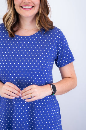 Vestido Sara - Malha Confort Deluxe Midi com Mangas e Bolsos