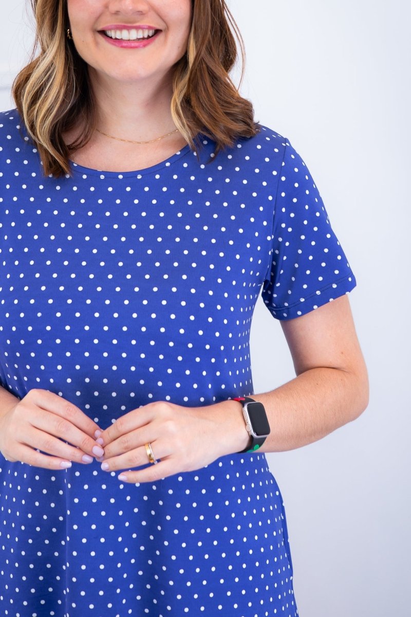 Vestido Sara - Malha Confort Deluxe Midi com Mangas e Bolsos