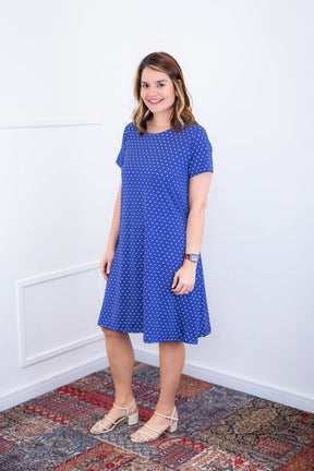 Vestido Sara - Malha Confort Deluxe Midi com Mangas e Bolsos