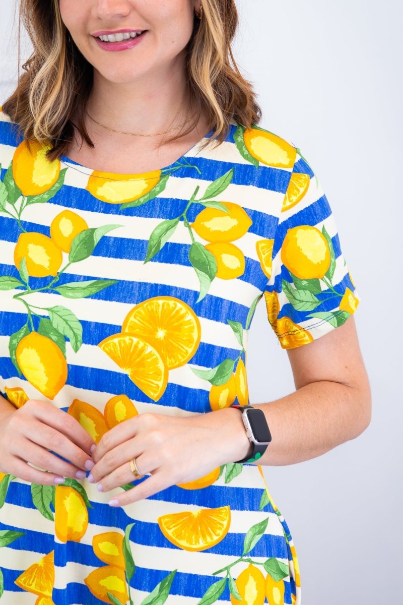 Vestido Sara - Malha Confort Deluxe Midi com Mangas e Bolsos