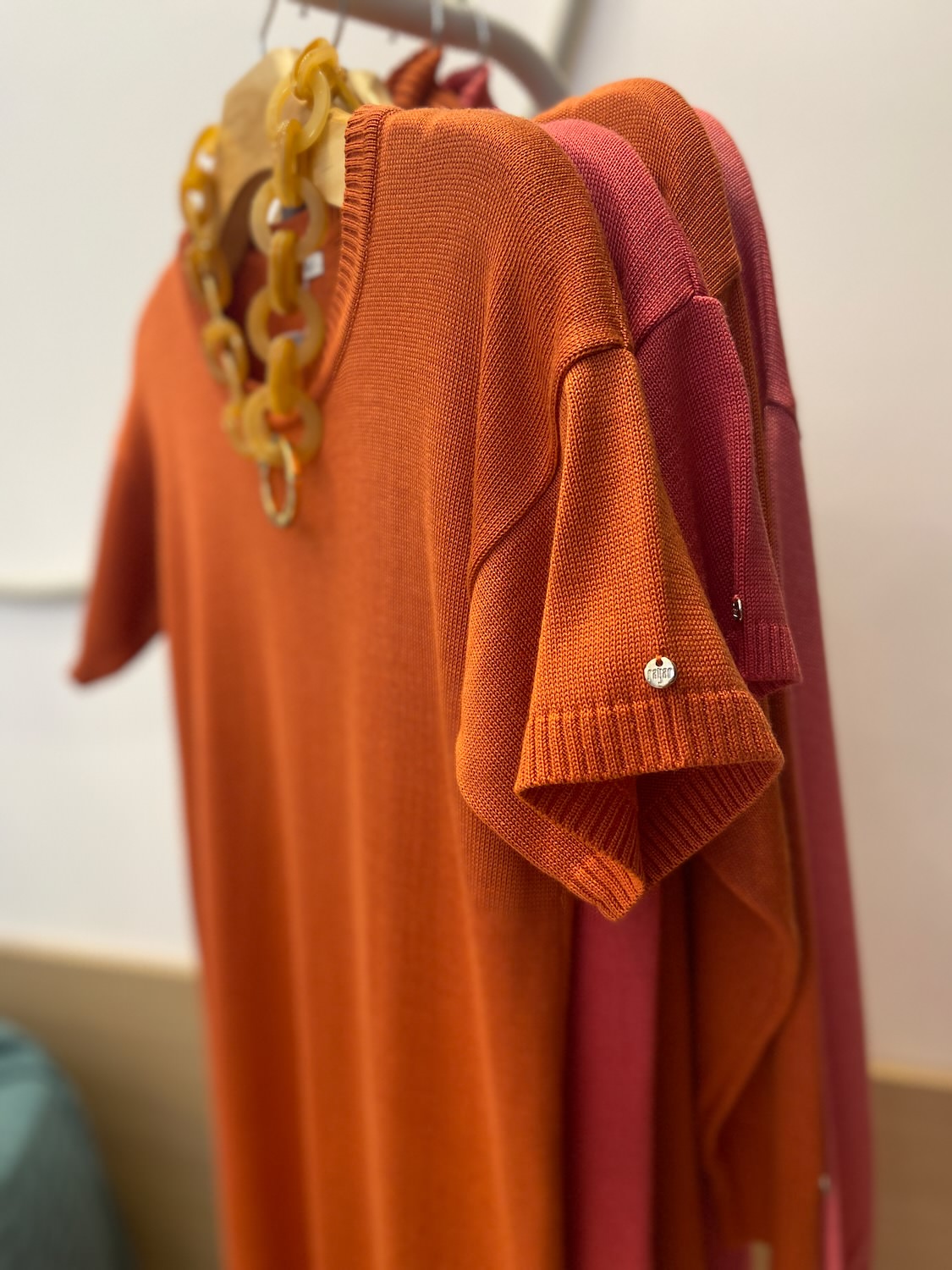 Vestido Tricot T-shirt