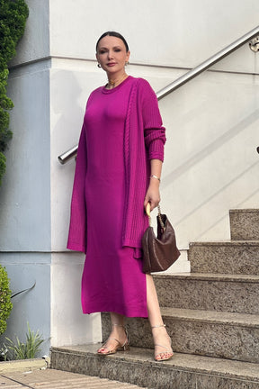 Vestido Tricot T-shirt